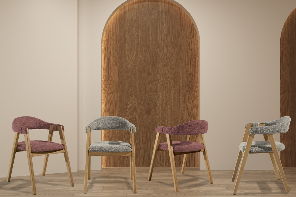 Chaise accoudoirs bois AQUA Maison d'ici