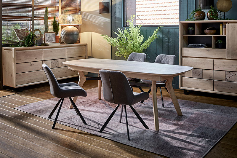Chaise tissu cosy Eden