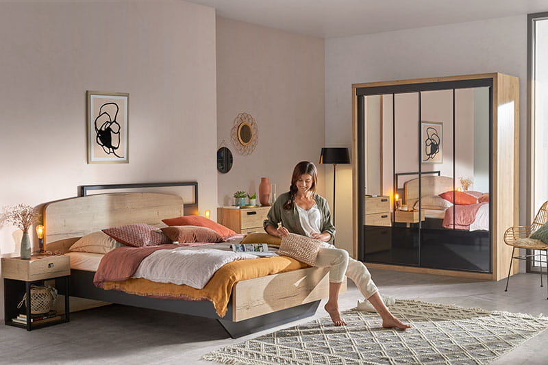 Chambre style indus EIFFEL