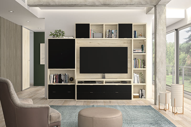Ensemble meuble TV MANHATTAN