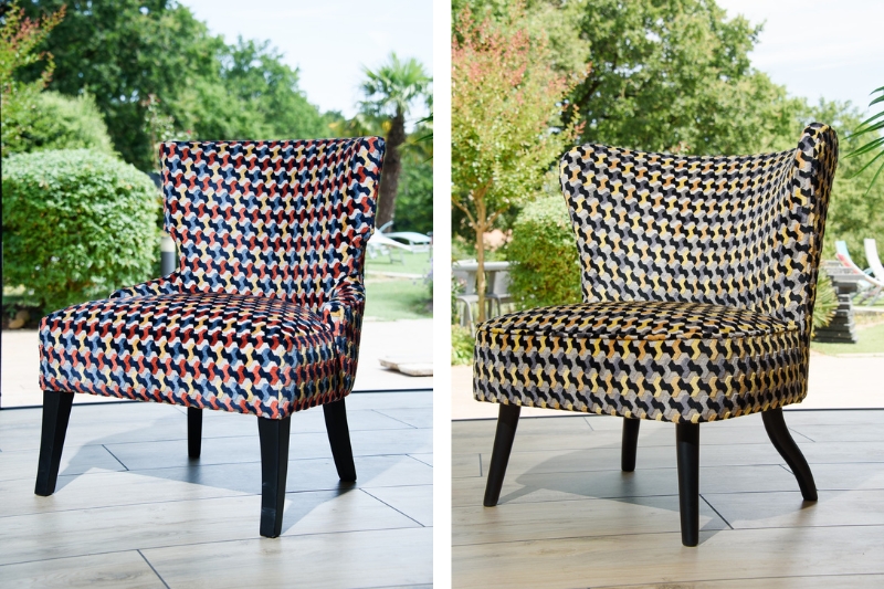 Les fauteuils SORAYA et DES LETTRES de Sourice