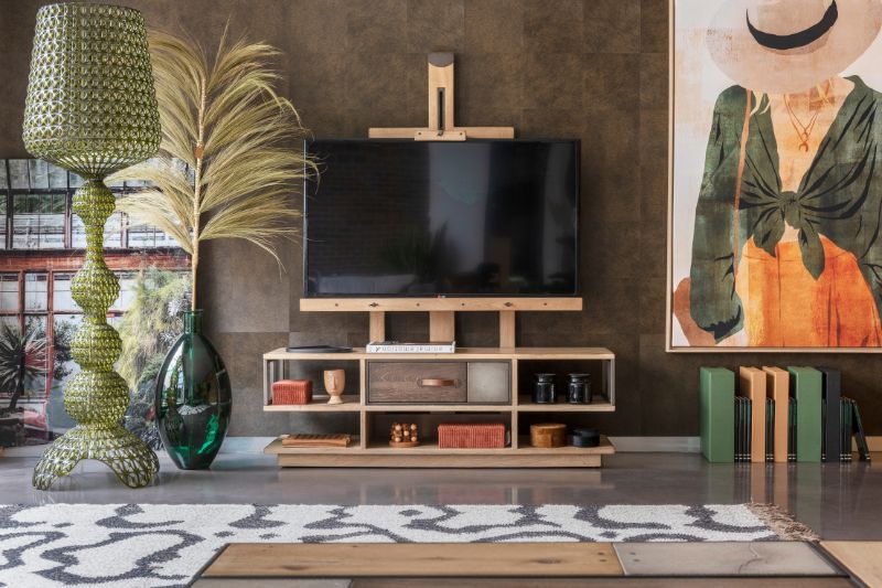 Meuble TV bois PATCHWORK