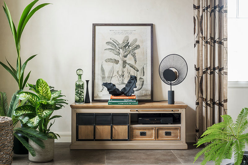 Meuble TV epure style atelier Maison d'ici