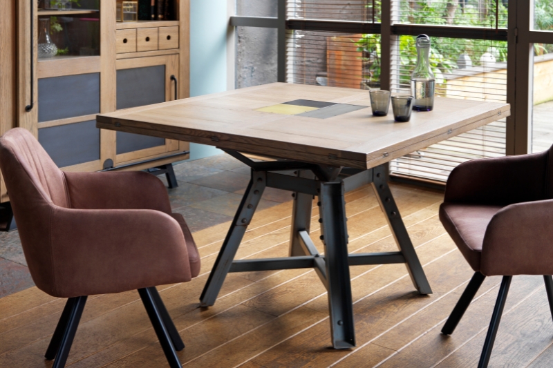 table a manger carre PASSERELLE Maison d'ici