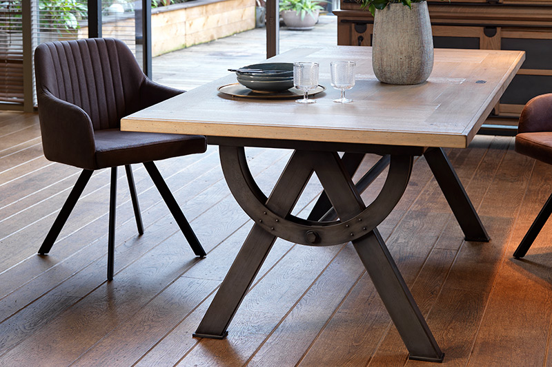 table-a-manger-industrielle-passerelle