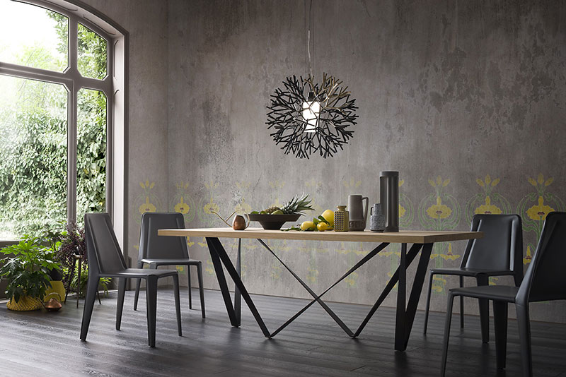 table-bois-metal-wave-maison-dici